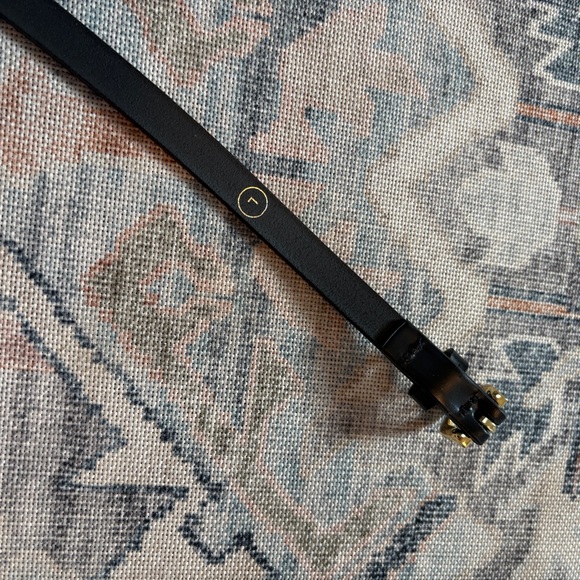J Crew Black Leather Belt - Picture 3 of 4